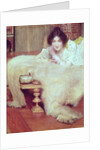 A Listener: The Bear Rug, 1899 by Lawrence Alma-Tadema