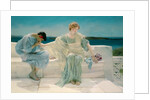 Ask me no more, 1906 by Lawrence Alma-Tadema