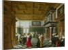 Elegant Figures dancing in an Interior by Dirck van Delen