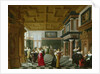 Elegant Figures dancing in an Interior by Dirck van Delen