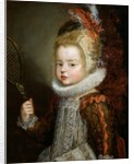 A Portrait of a Child Holding a Racket by Cornelis de Vos