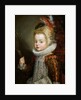 A Portrait of a Child Holding a Racket by Cornelis de Vos