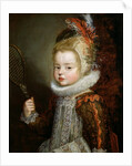 A Portrait of a Child Holding a Racket by Cornelis de Vos