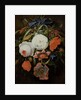Still Life of Hanging Flowers by Abraham Mignon
