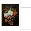 Still Life of Hanging Flowers by Abraham Mignon