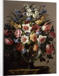 Still Life of Flowers in a Glass Vase by Juan de Arellano