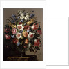 Still Life of Flowers in a Glass Vase by Juan de Arellano