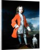 Portrait of a Boy Wearing a Red Jacket with his Spaniel by Charles D'Agar