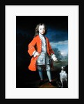 Portrait of a Boy Wearing a Red Jacket with his Spaniel by Charles D'Agar