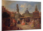 View of Stocks Market, City of London by Joseph van Aken