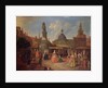 View of Stocks Market, City of London by Joseph van Aken