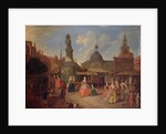 View of Stocks Market, City of London by Joseph van Aken