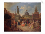 View of Stocks Market, City of London by Joseph van Aken