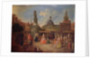 View of Stocks Market, City of London by Joseph van Aken