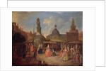 View of Stocks Market, City of London by Joseph van Aken
