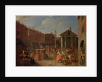View of Covent Garden by Joseph van Aken
