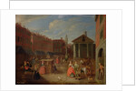 View of Covent Garden by Joseph van Aken