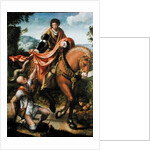 Saint Martin dividing his Cloak by Pieter Coecke van Aelst