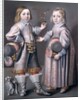 A Portrait of Two Children by Hendrick Munnichoven
