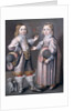 A Portrait of Two Children by Hendrick Munnichoven