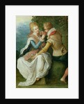 Two Lovers in a Garden by Frans II the Younger Francken