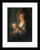 A Lady holding a Candle by Godfried Schalken or Schalcken