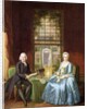 A family Portrait of a Gentleman and his Wife by Hendrik Pothoven
