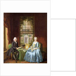 A family Portrait of a Gentleman and his Wife by Hendrik Pothoven