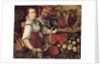 A Market Scene with Fruit and Vegetable Sellers by Frederick van Valkenborch