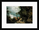 A Rocky Landscape with the Entrance to a Mine by Roelandt Jacobsz. Savery