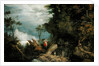 A Rocky Landscape with the Entrance to a Mine by Roelandt Jacobsz. Savery