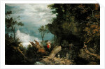 A Rocky Landscape with the Entrance to a Mine by Roelandt Jacobsz. Savery