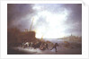 Winter Landscape with Skaters by Adriaen Jansz. van Ostade