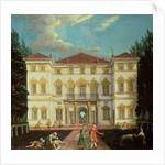 Country House with Elegant Figures by Italian School