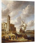 The Herring Packer's Tower, Amsterdam, with Figures by Anthonie Beerstraten