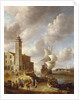 The Herring Packer's Tower, Amsterdam, with Figures by Anthonie Beerstraten