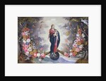 The Virgin and Child surrounded by a garland by Jan & Balen Hendrik van Brueghel