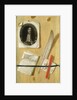 A trompe l'oeil of an engraving of King Charles II by Edwaert Colyer or Collier