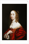 A portrait of a noblewoman, half length, 1649 by Gerrit van Honthorst