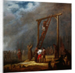 An Execution at a Gallows by Pieter Meulener