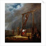 An Execution at a Gallows by Pieter Meulener