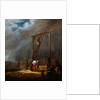 An Execution at a Gallows by Pieter Meulener