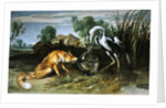 The Fox and the Crane from Aesop's Fables by Frans Snyders