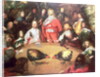 Charles I at a Cockfight by Dutch School