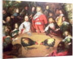 Charles I at a Cockfight by Dutch School