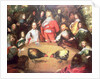 Charles I at a Cockfight by Dutch School