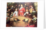 Charles I at a Cockfight by Dutch School