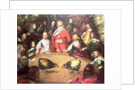 Charles I at a Cockfight by Dutch School