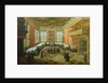 Elegant Figures Congregating in a Banqueting Hall by Louis de Caullery