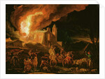 Soldiers Sacking a Burning Monastery by Abraham Danielsz. Hondius